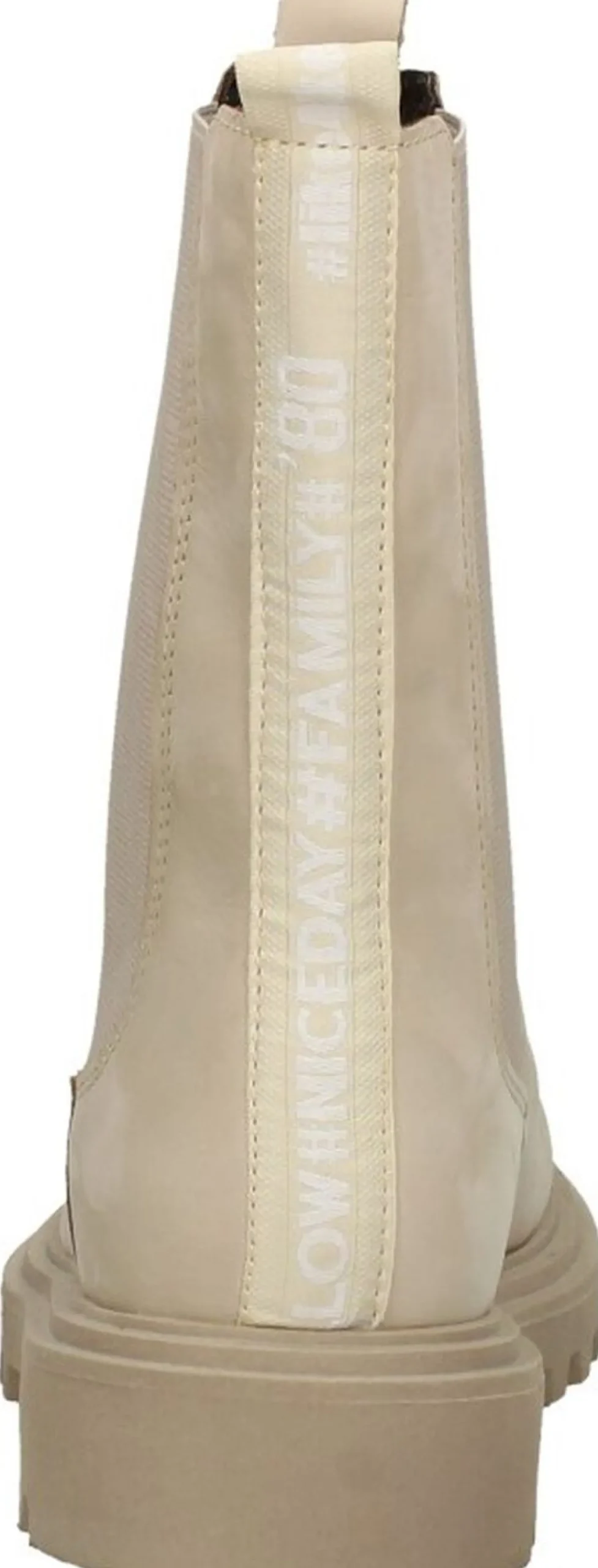 Sub55 Enkellaarsjes Plat Beige Fashion