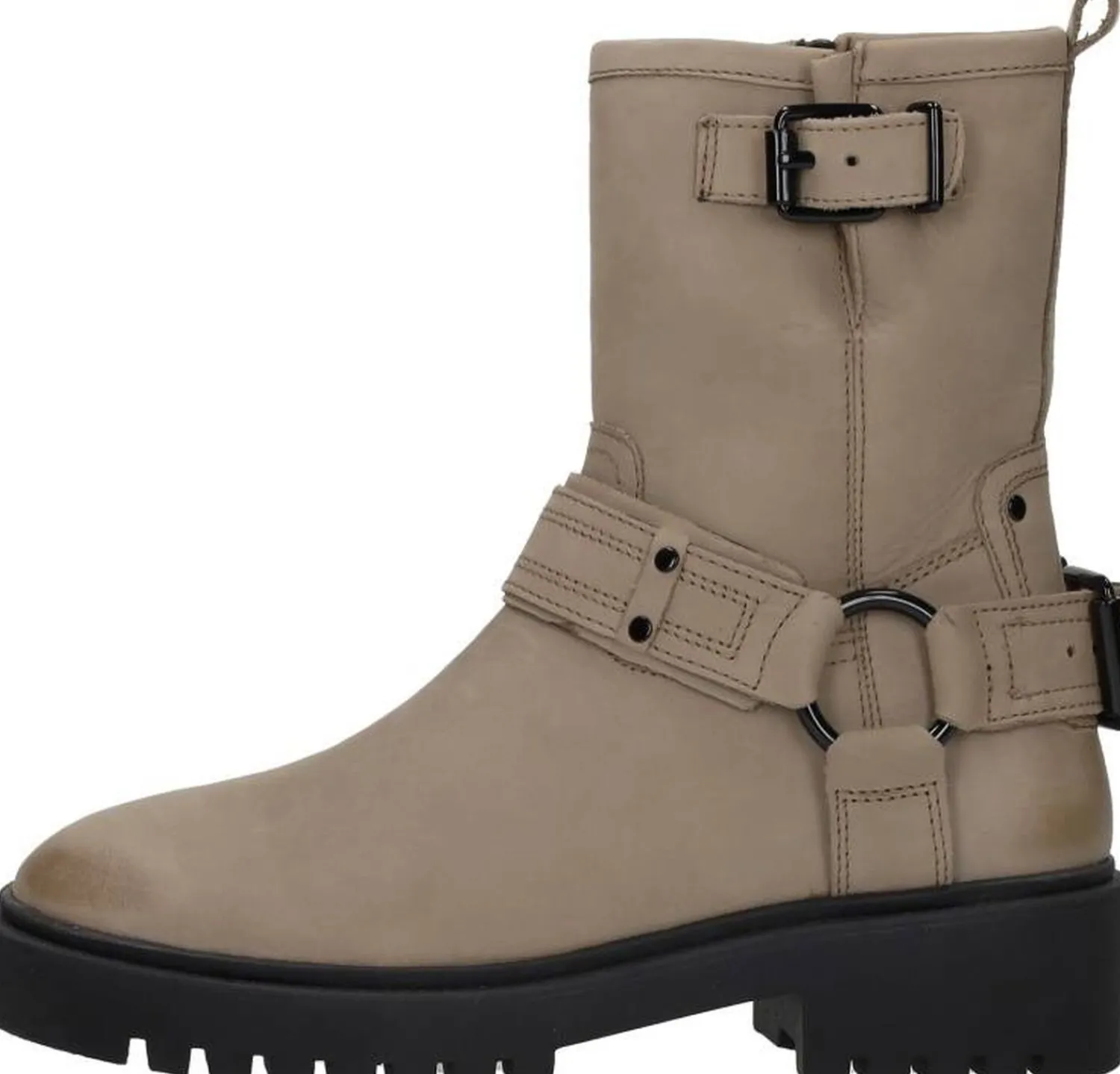 Sub55 Enkellaarsjes Plat Taupe Clearance
