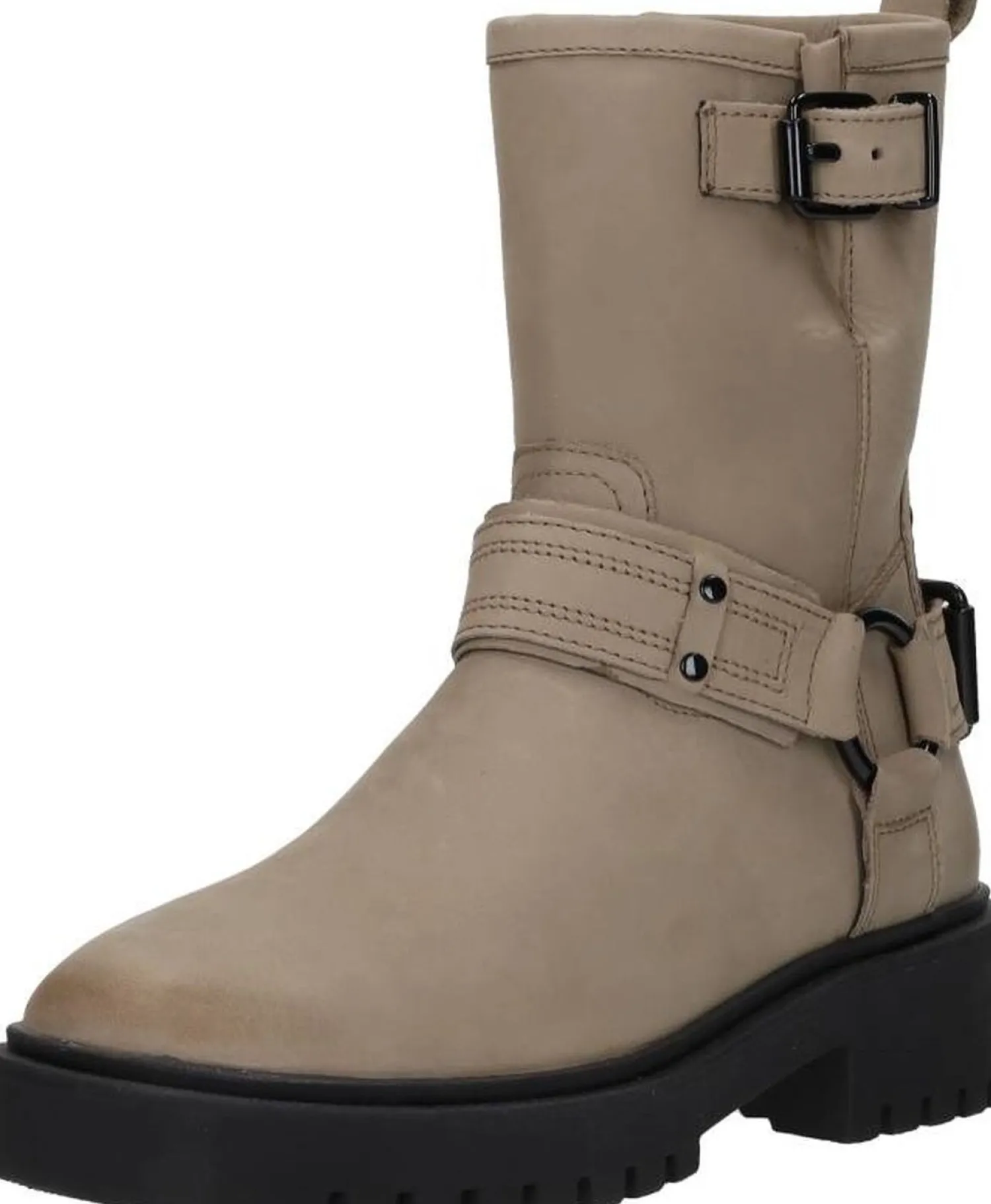 Sub55 Enkellaarsjes Plat Taupe Clearance