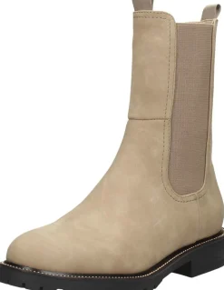 Sub55 Enkellaarsjes Plat Taupe Fashion