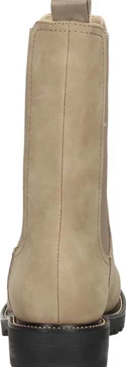 Sub55 Enkellaarsjes Plat Taupe Fashion