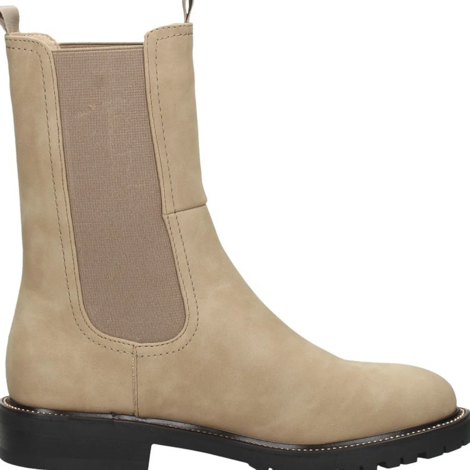 Sub55 Enkellaarsjes Plat Taupe Fashion