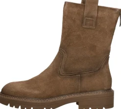 Tamaris Enkellaarsjes Plat Cognac Clearance