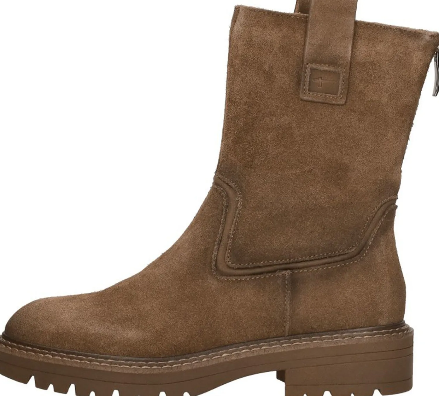 Tamaris Enkellaarsjes Plat Cognac Clearance
