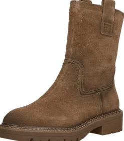 Tamaris Enkellaarsjes Plat Cognac Clearance
