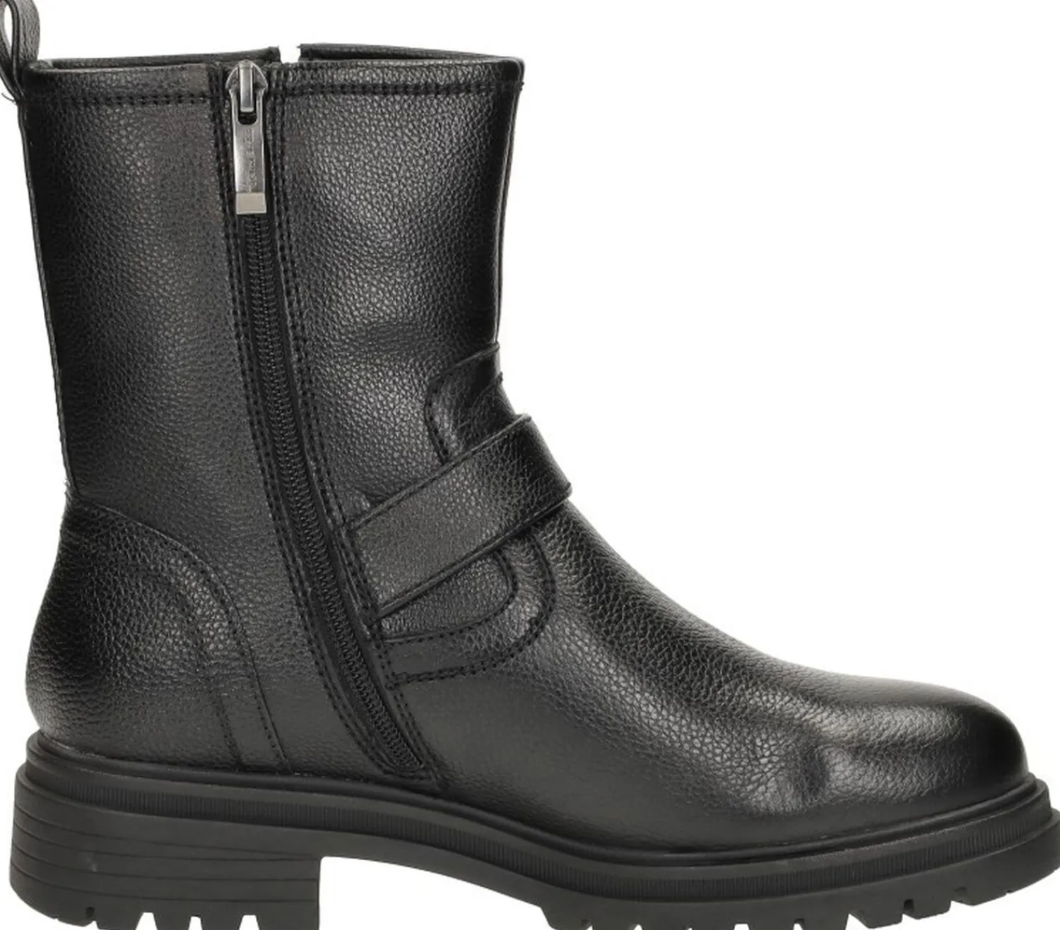 Tamaris Enkellaarsjes Plat Zwart Clearance