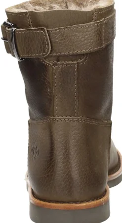 Aqa Enkellaarsjes Plat Taupe Fashion