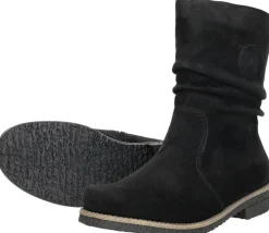 Rieker Enkellaarsjes Plat Zwart Fashion