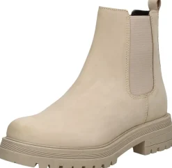 Sub55 Enkellaarsjes Plat Beige Online