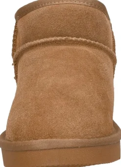 Sub55 Enkellaarsjes Plat Cognac Fashion