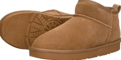 Sub55 Enkellaarsjes Plat Cognac Fashion
