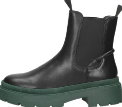 Tamaris Enkellaarsjes Plat Zwart New