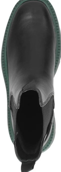 Tamaris Enkellaarsjes Plat Zwart New
