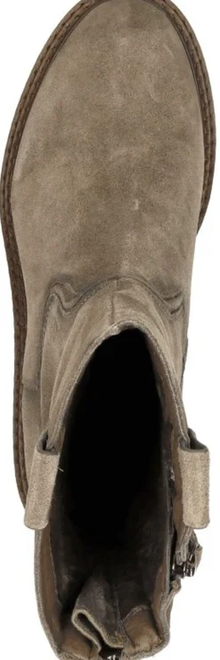 Tamaris Enkellaarsjes Plat Taupe Fashion