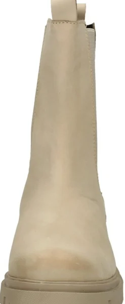 Sub55 Enkellaarsjes Plat Beige Sale