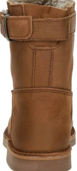Aqa Enkellaarsjes Plat Cognac New