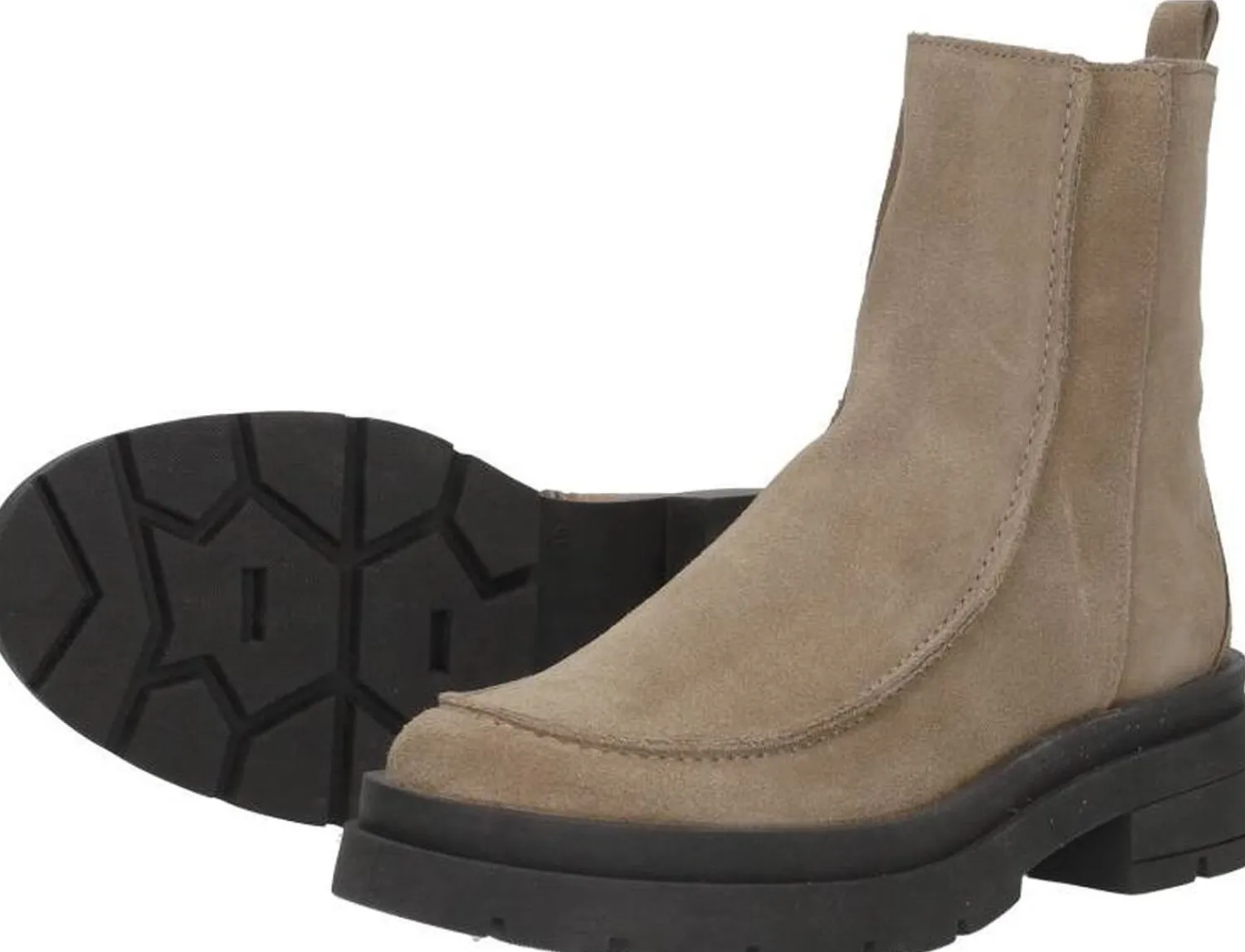 Palpa Enkellaarsjes Plat Taupe Outlet