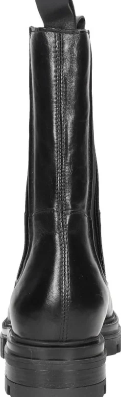 Mjus Enkellaarsjes Plat Zwart Fashion