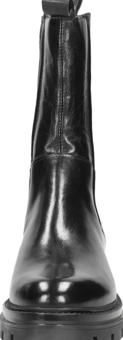 Mjus Enkellaarsjes Plat Zwart Fashion