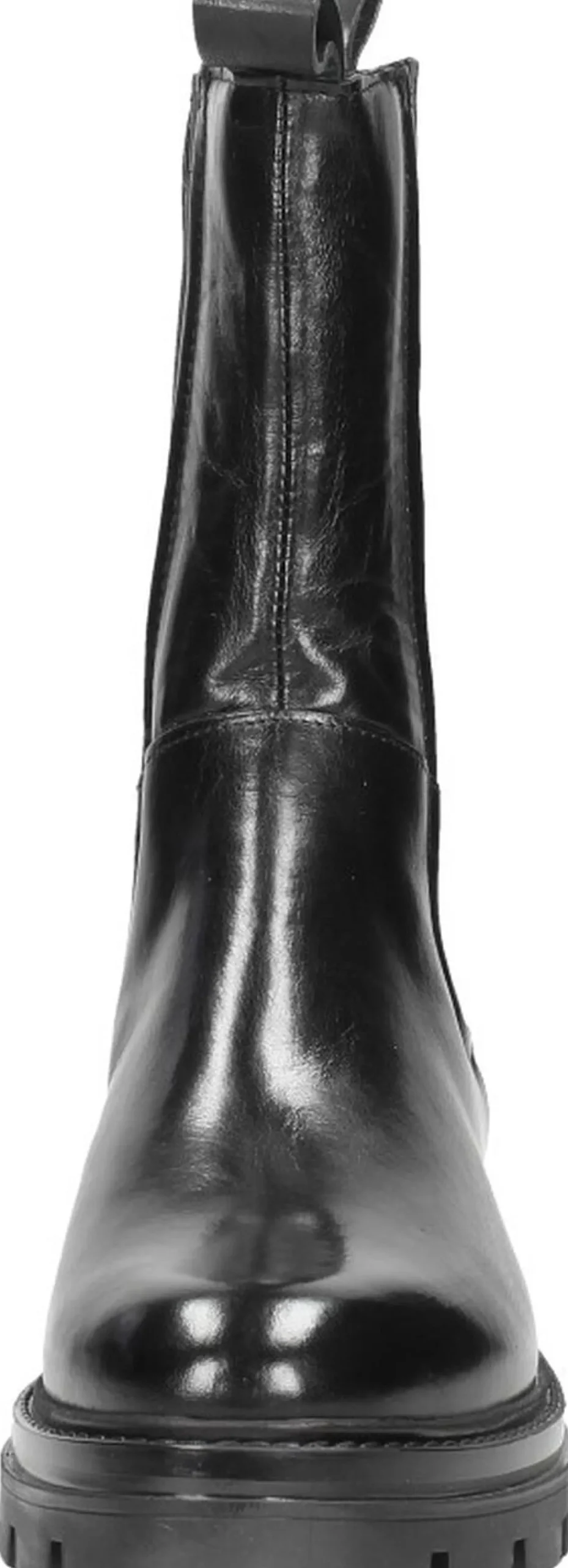 Mjus Enkellaarsjes Plat Zwart Fashion