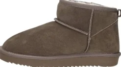 Sub55 Enkellaarsjes Plat Taupe Sale