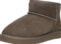 Sub55 Enkellaarsjes Plat Taupe Sale