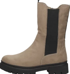 Marco Tozzi Enkellaarsjes Plat Beige Clearance