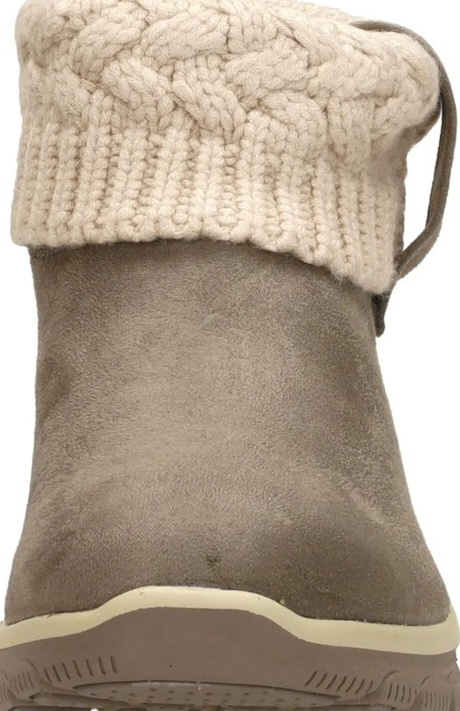 Skechers Enkellaarsjes Plat Taupe New