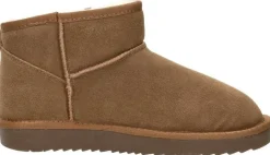 Sub55 Enkellaarsjes Plat Cognac Fashion