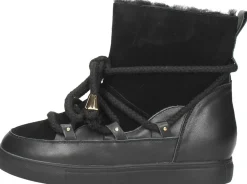 Sub55 Enkellaarsjes Plat Zwart Fashion