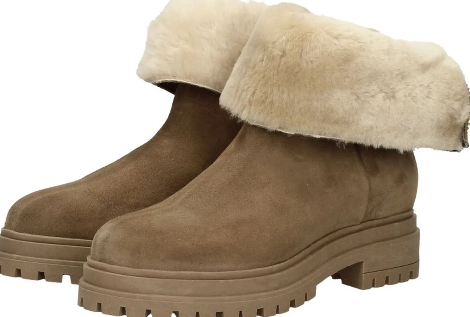 Red Rag Enkellaarsjes Plat Taupe Online