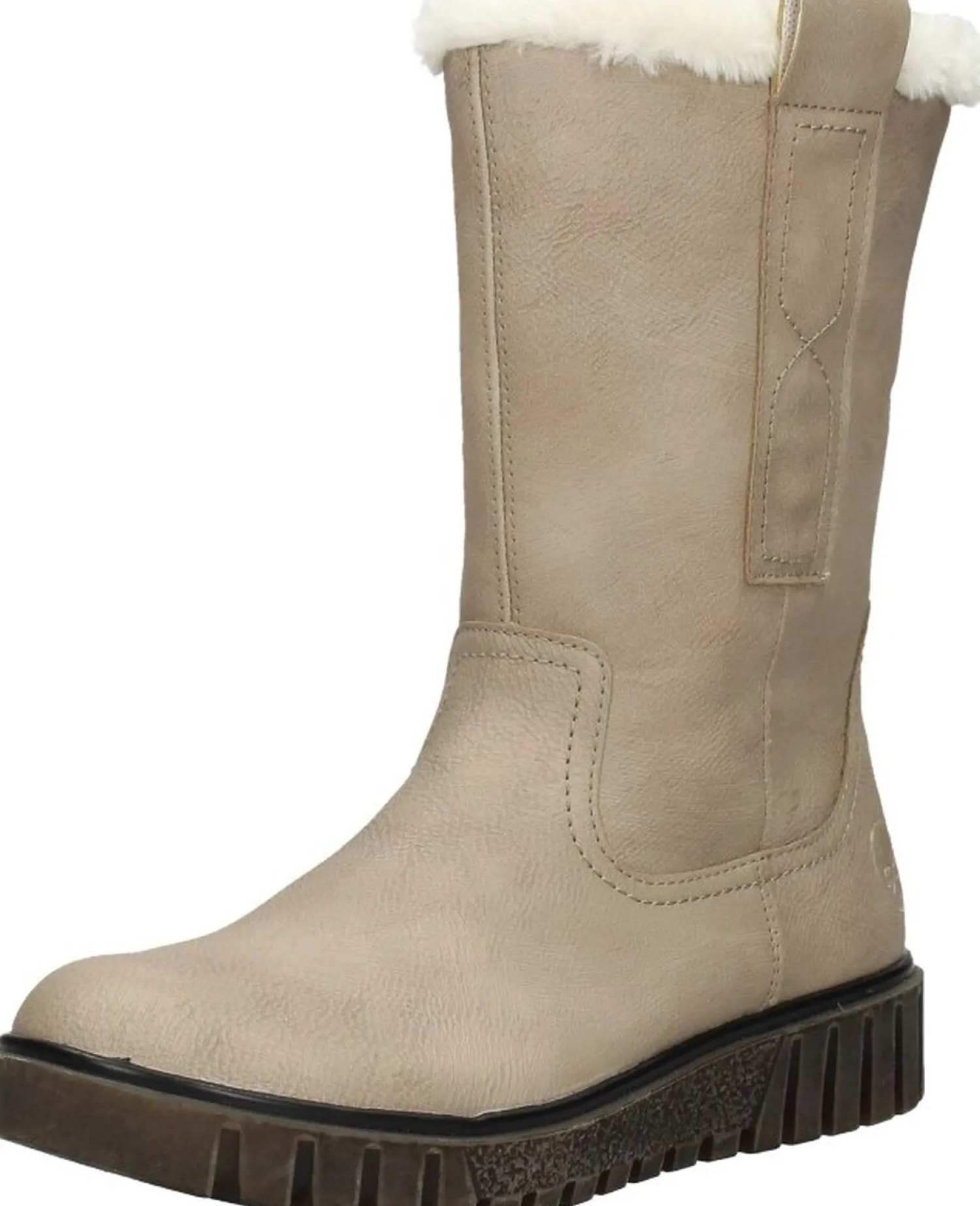 Rieker Enkellaarsjes Plat Beige Hot