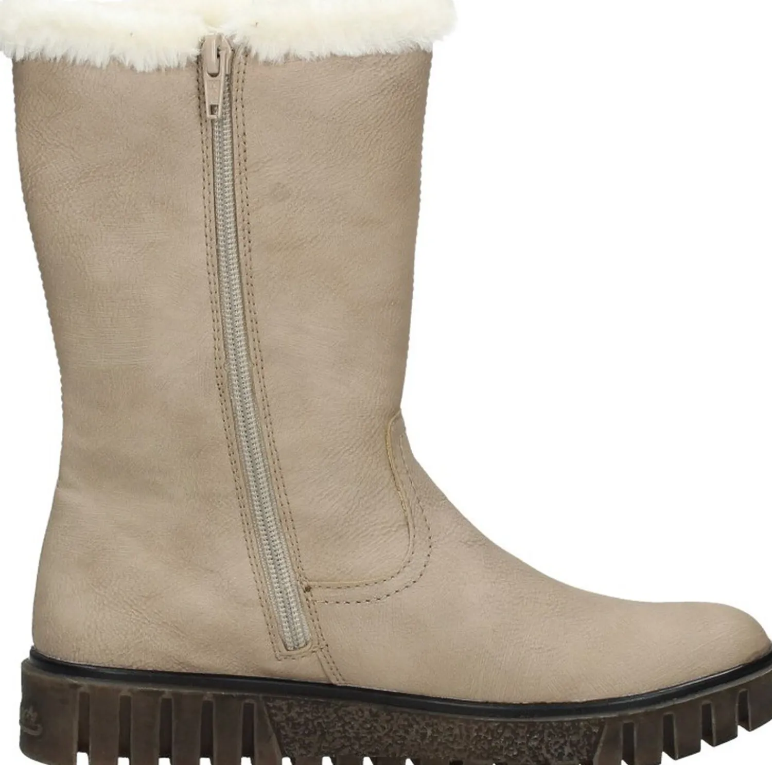 Rieker Enkellaarsjes Plat Beige Hot
