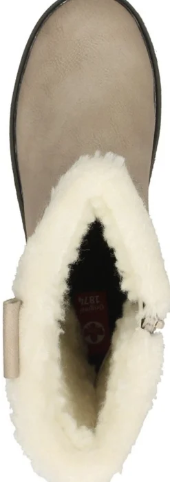 Rieker Enkellaarsjes Plat Beige Hot