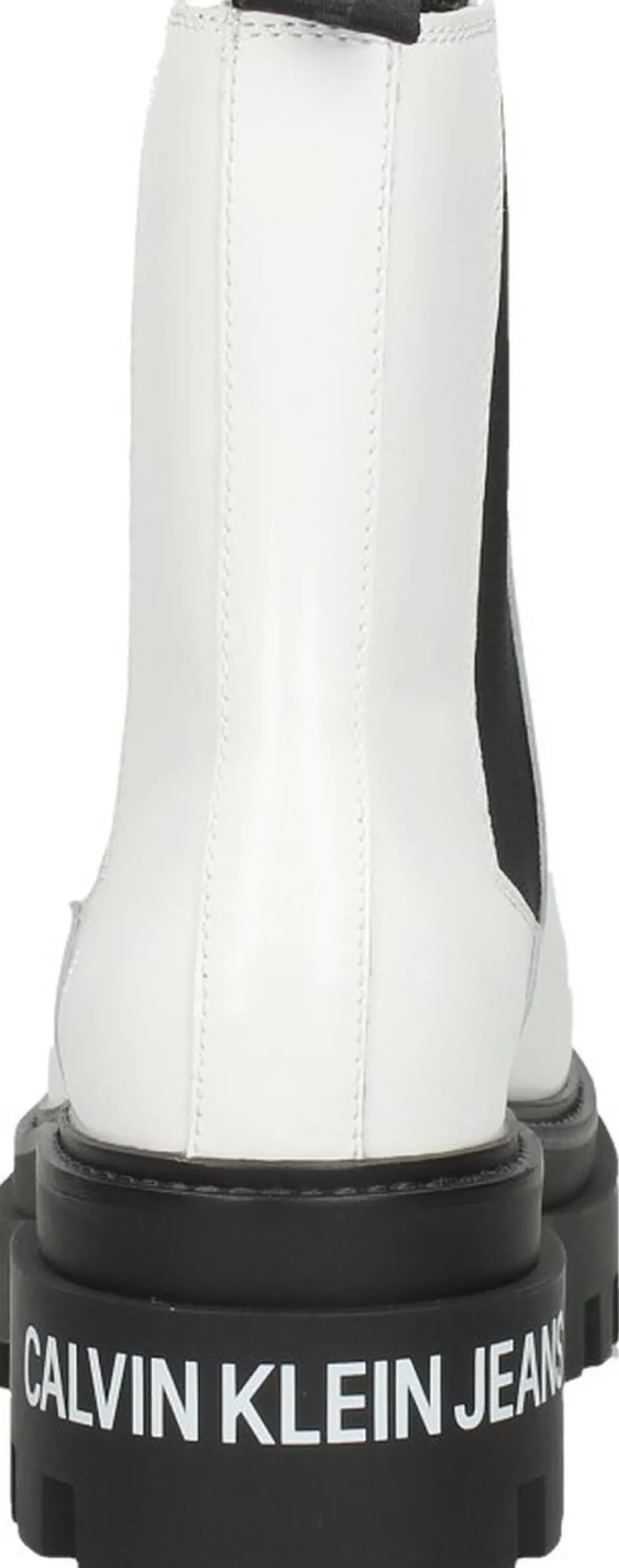 Calvin Klein Flatform Mid Chelsea Boot Wit New