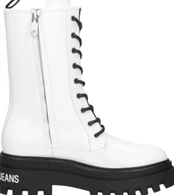 Calvin Klein Flatform Mid Lace Up Boot Wit Online