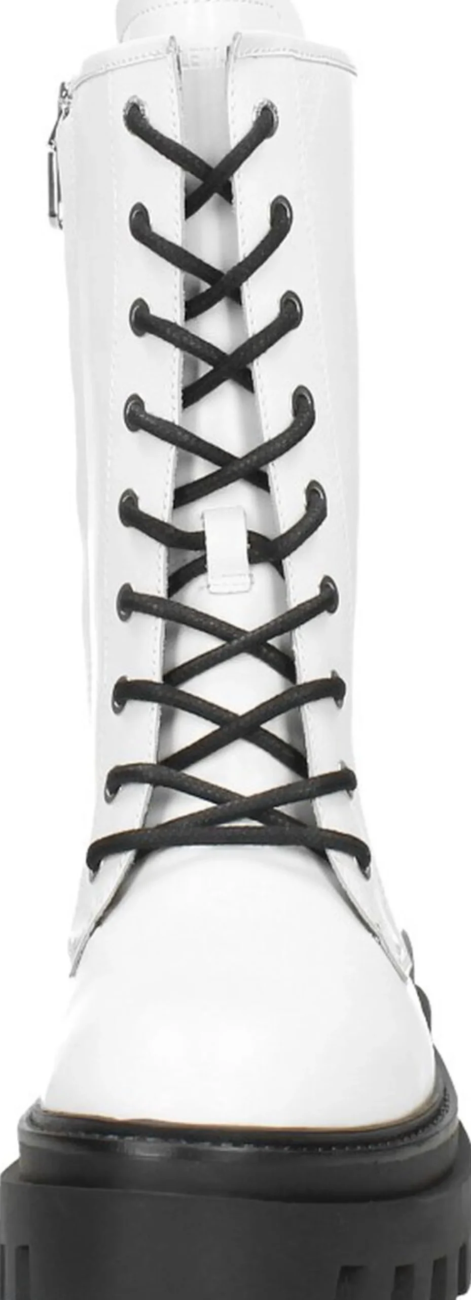Calvin Klein Flatform Mid Lace Up Boot Wit Online