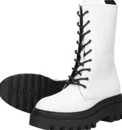 Calvin Klein Flatform Mid Lace Up Boot Wit Online
