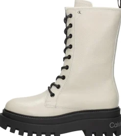 Calvin Klein Flatform Mid Laceup Boot Gebroken wit Best
