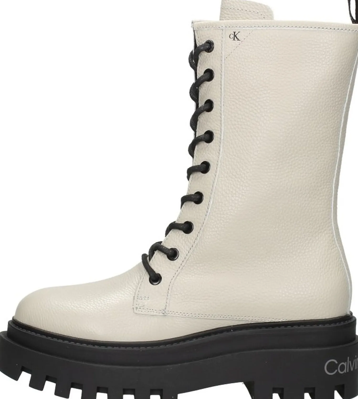 Calvin Klein Flatform Mid Laceup Boot Gebroken wit Best