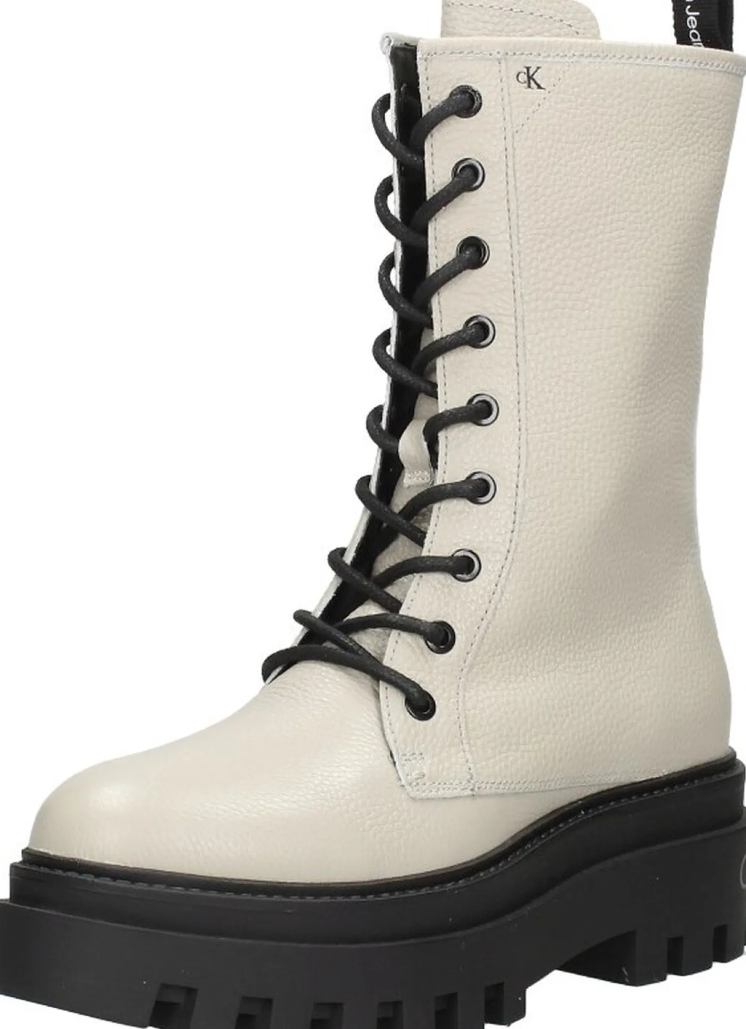 Calvin Klein Flatform Mid Laceup Boot Gebroken wit Best