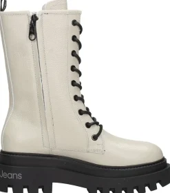 Calvin Klein Flatform Mid Laceup Boot Gebroken wit Best