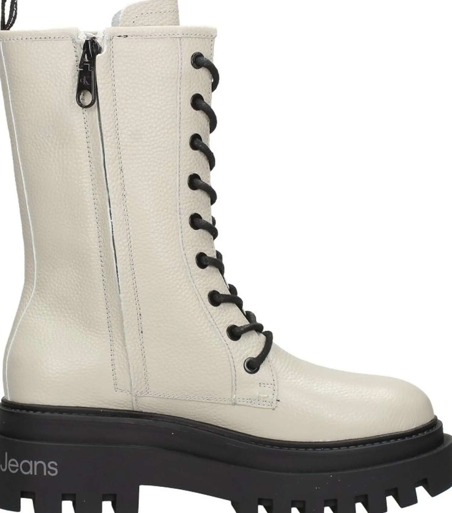 Calvin Klein Flatform Mid Laceup Boot Gebroken wit Best