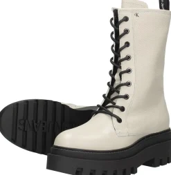 Calvin Klein Flatform Mid Laceup Boot Gebroken wit Best
