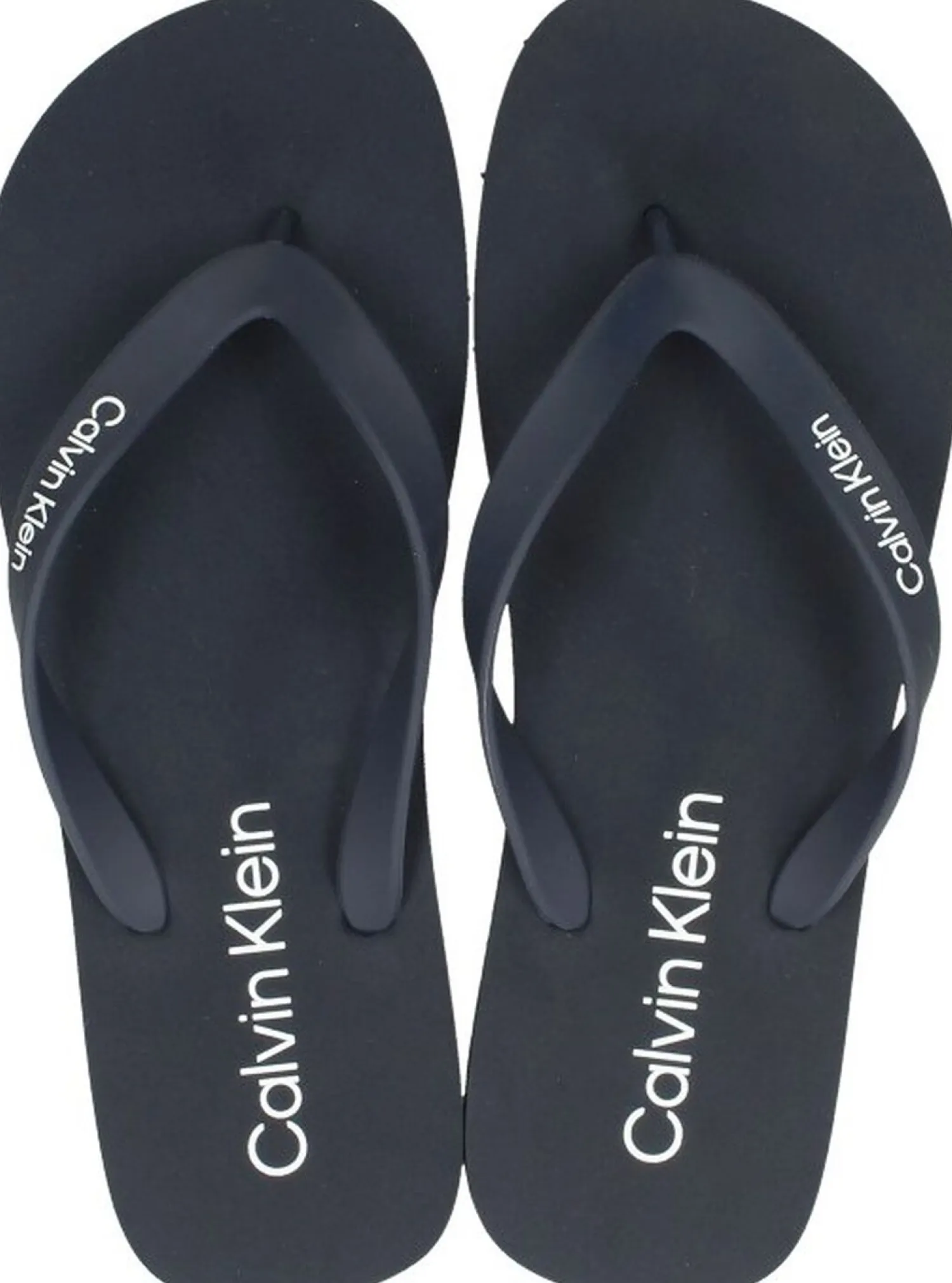 Calvin Klein Flip Flop Rubber Blauw Outlet