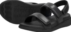 Fitflop F-Mode Go Adjustable Flatform Sandals Zwart Outlet