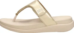 Fitflop F-Mode Go Adjustable Flatform Sandals Goudkleur Outlet