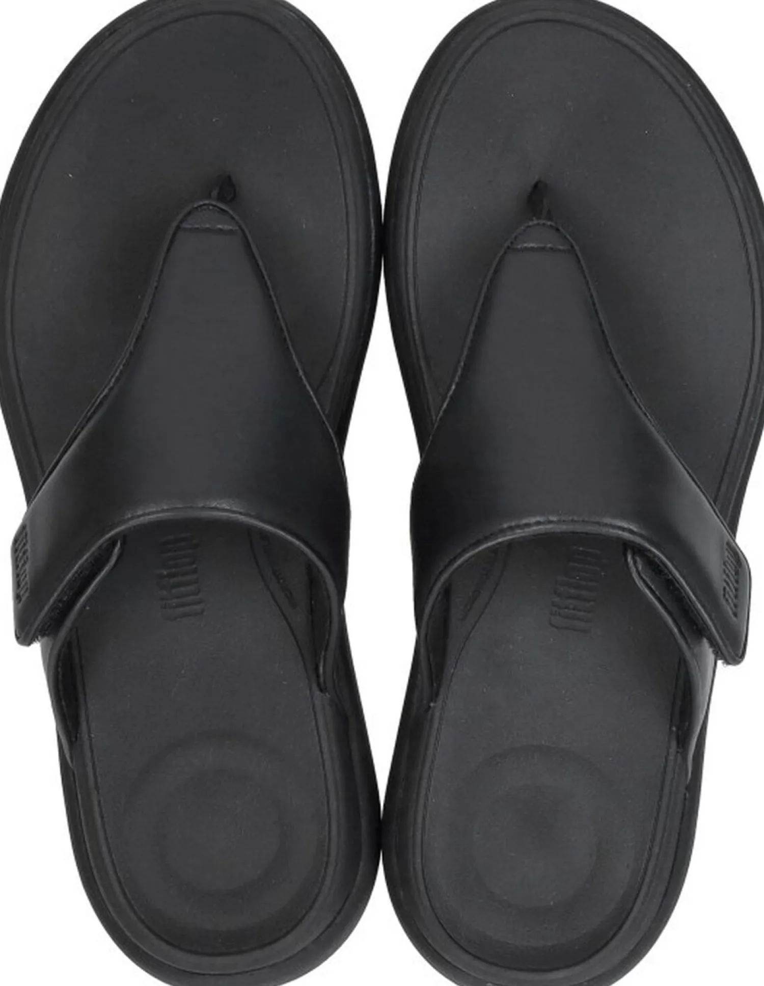 Fitflop F-Mode Go Adjustable Flatform Sandals Zwart Fashion