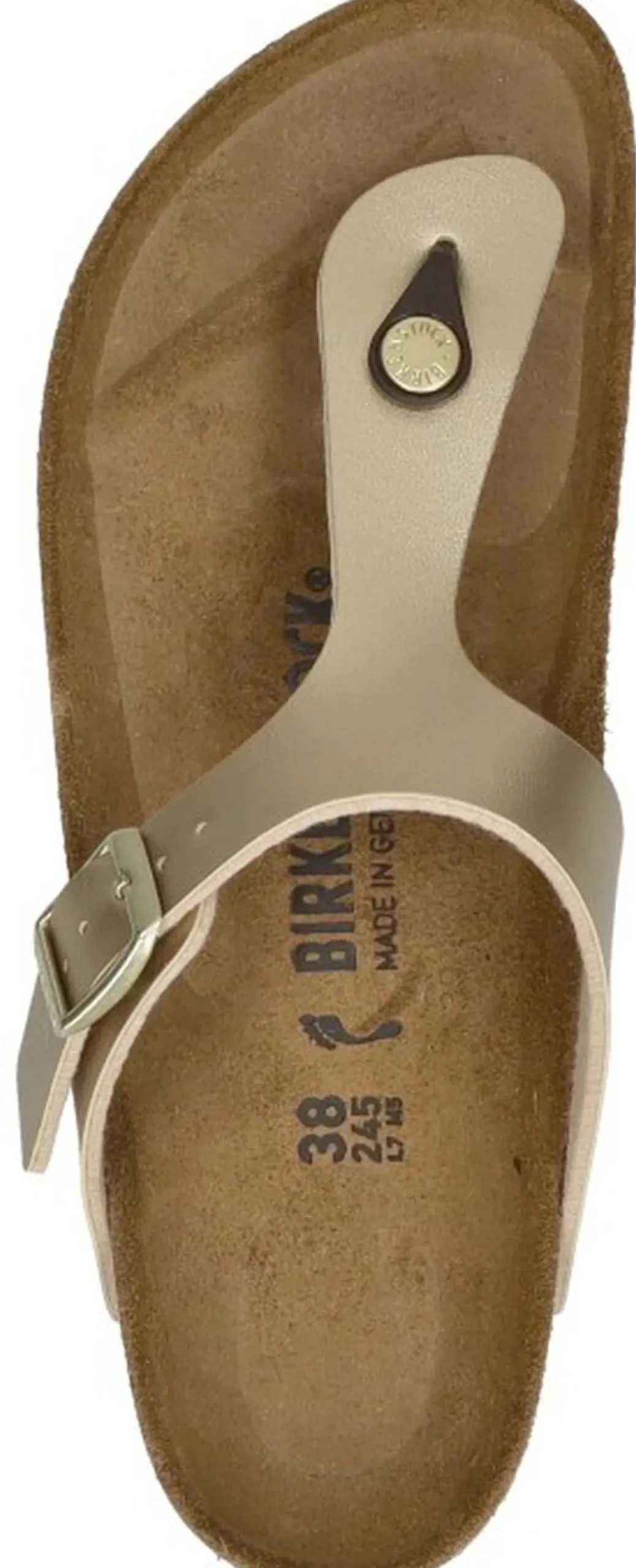 Birkenstock Gizeh Goudkleur Outlet