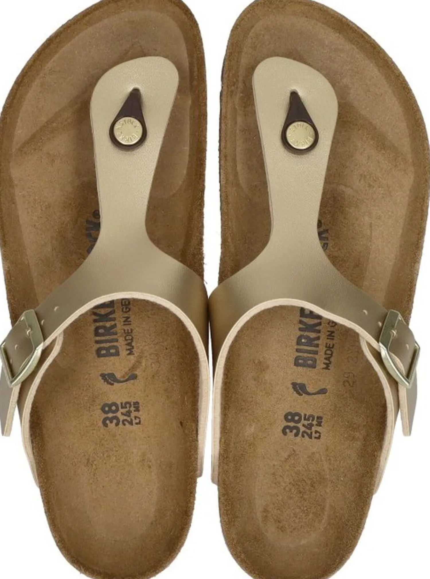 Birkenstock Gizeh Goudkleur Outlet